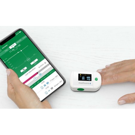 MEDISANA PM 100 Puls-oximeter Grå Hvid